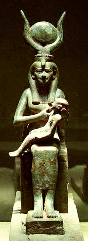 Božská Matka Eset se svým synem Horem, Kosmickým Kristem